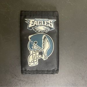 Philadelphia eagle trifold Velcro wallet NFL